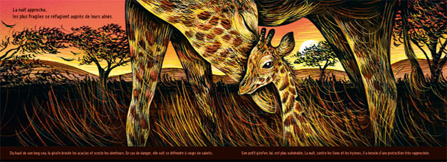 Isabelle SIMLER, La savane, une nuit&hellip;